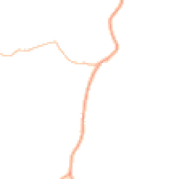 Daytime road noise heatmap for SY5 0DX