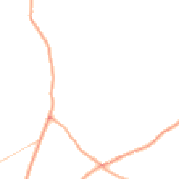 Daytime road noise heatmap for SY5 0EG