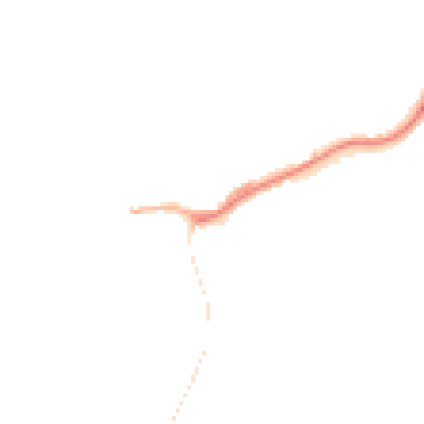 Night-time road noise heatmap for SY5 0FD