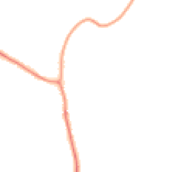 Night-time road noise heatmap for SY5 6BX