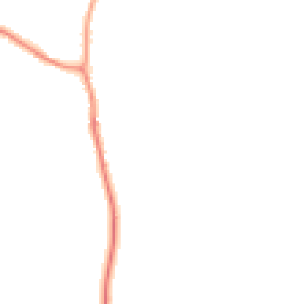 Night-time road noise heatmap for SY5 6DU