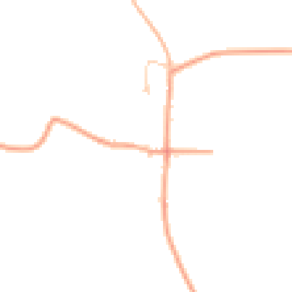 Daytime road noise heatmap for SY5 7PQ