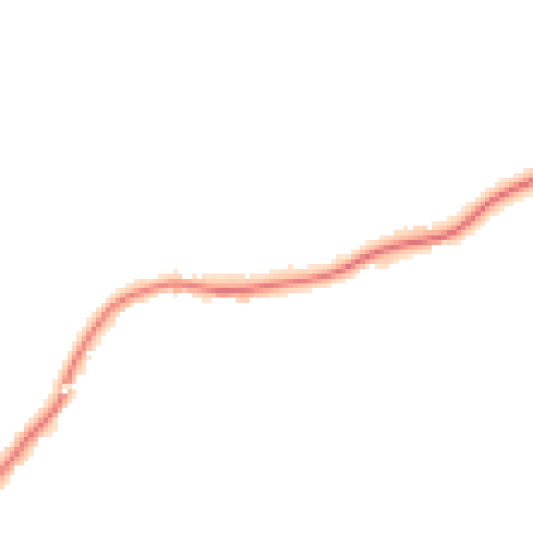 Night-time road noise heatmap for SY5 8NB