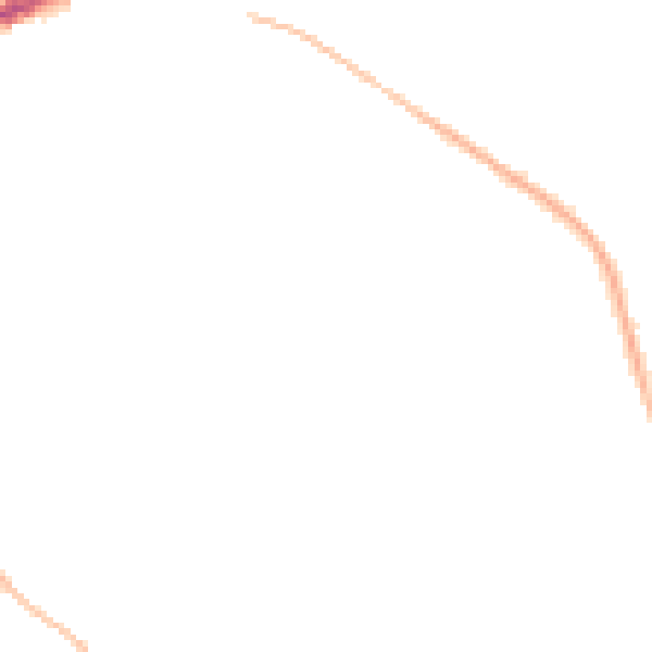 Night-time road noise heatmap for TA1 2JD