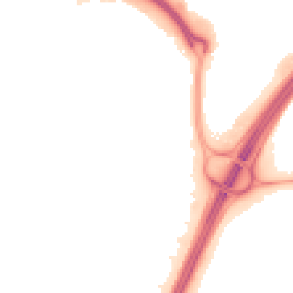 Night-time road noise heatmap for TA1 2NA