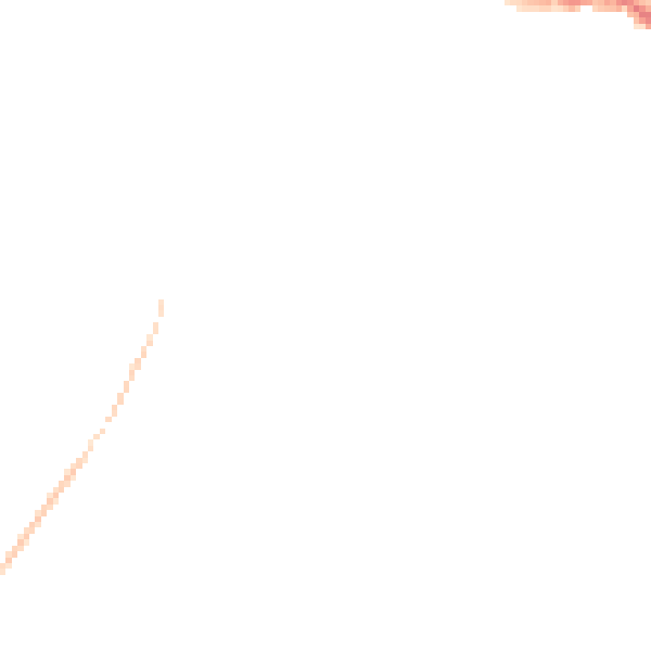 Night-time road noise heatmap for TA1 4SX