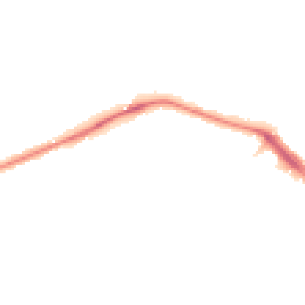 Night-time road noise heatmap for TA1 5BS