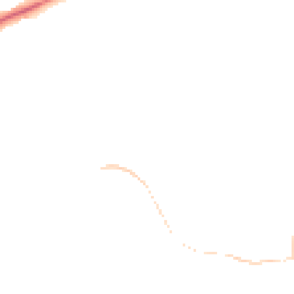 Night-time road noise heatmap for TA1 5QH