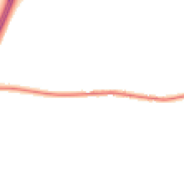 Night-time road noise heatmap for TA3 5AE