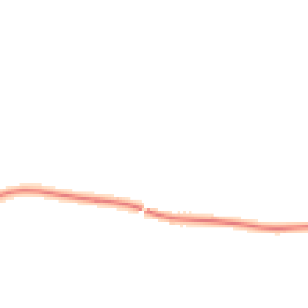 Night-time road noise heatmap for TA3 5AJ