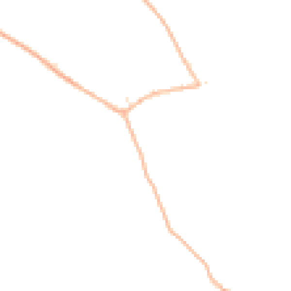 Daytime road noise heatmap for TA3 5BX