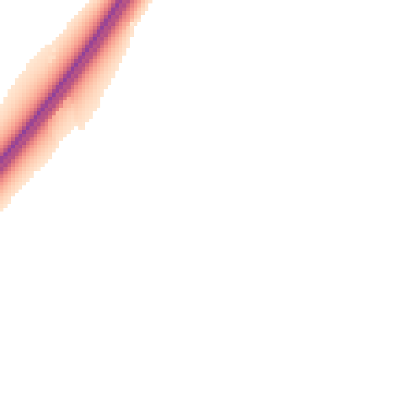 Night-time road noise heatmap for TA3 5EL