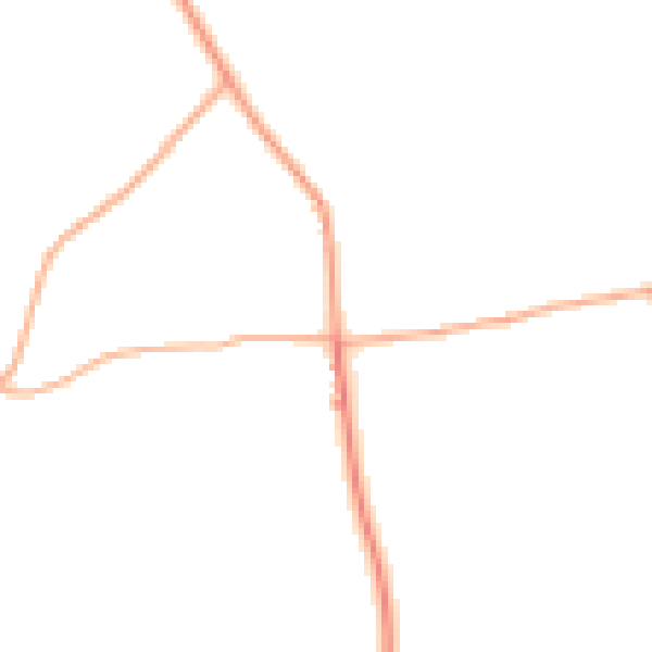 Daytime road noise heatmap for TA3 5SL