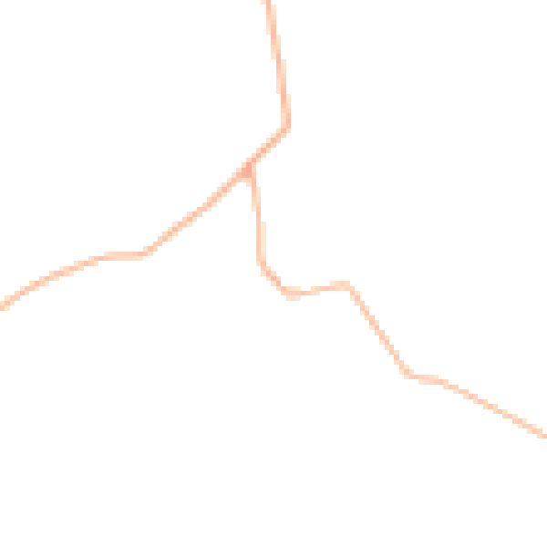 Daytime road noise heatmap for TA3 7EQ