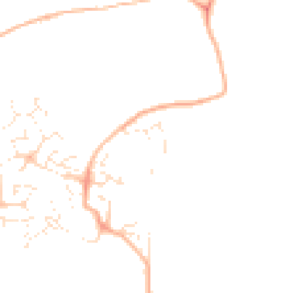 Daytime road noise heatmap for TA4 1DQ