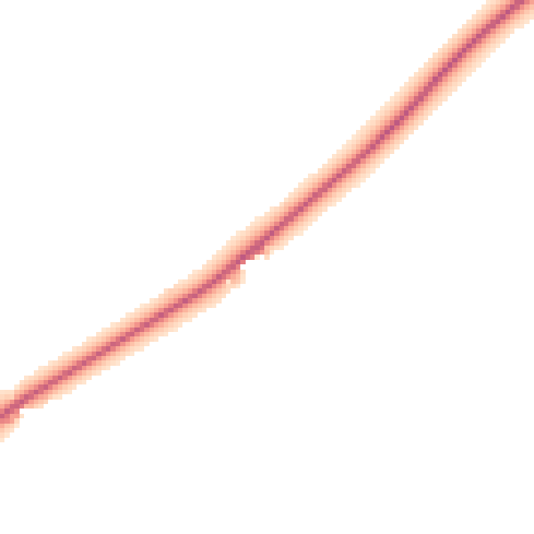 Night-time road noise heatmap for TA4 1ER