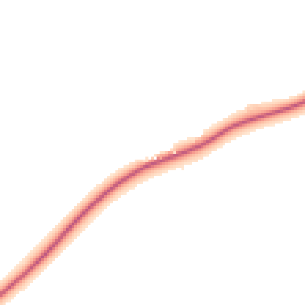 Night-time road noise heatmap for TA4 1EW