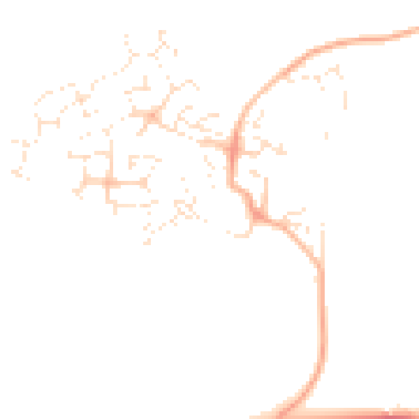 Daytime road noise heatmap for TA4 1GQ