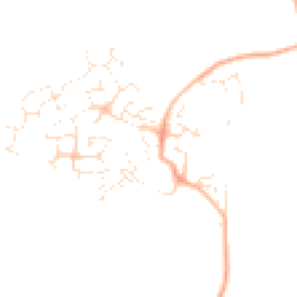 Daytime road noise heatmap for TA4 1HY
