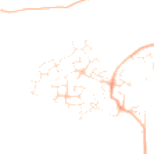 Daytime road noise heatmap for TA4 1NT
