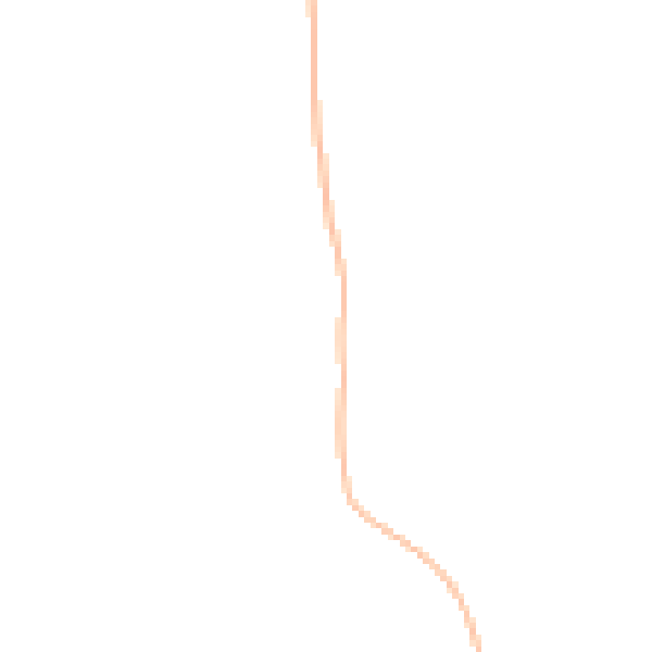 Night-time road noise heatmap for TA4 2RS