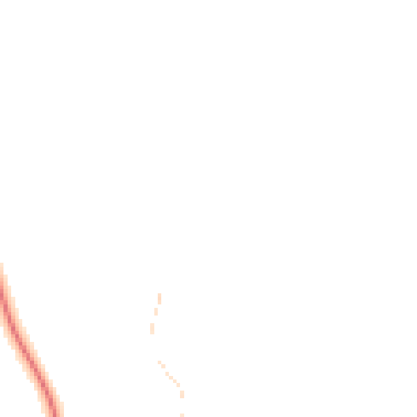 Night-time road noise heatmap for TA4 3AY