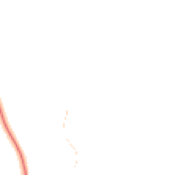 Night-time road noise heatmap for TA4 3BH