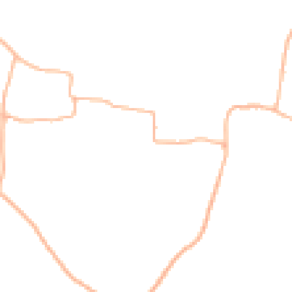 Daytime road noise heatmap for TA4 3JU