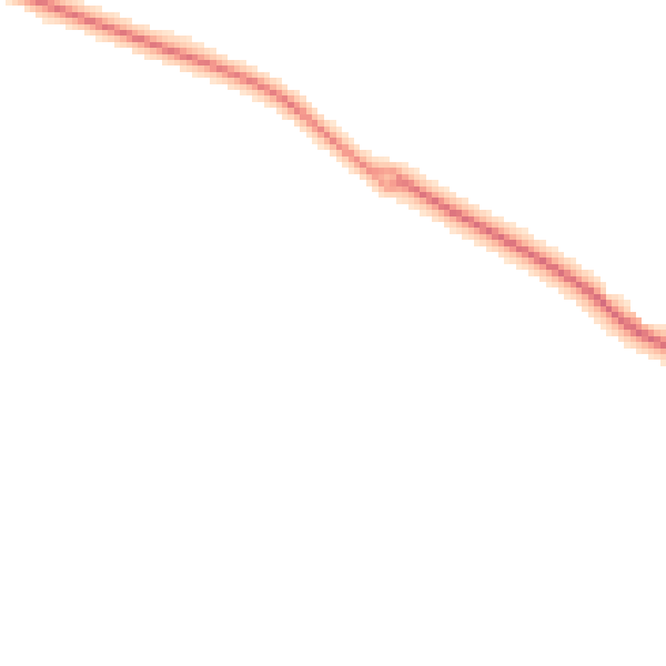 Night-time road noise heatmap for TA4 3LT
