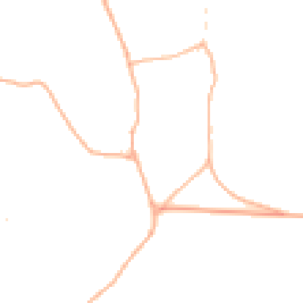 Daytime road noise heatmap for TA4 3NE