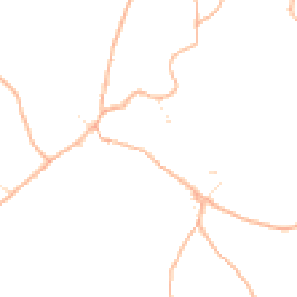 Daytime road noise heatmap for TA4 3TQ