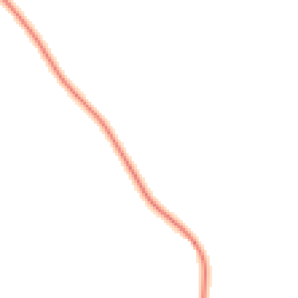 Night-time road noise heatmap for TA4 4AH