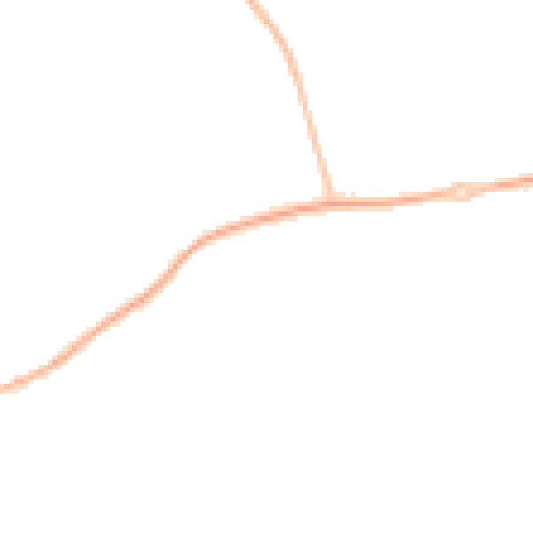 Night-time road noise heatmap for TF1 3PX