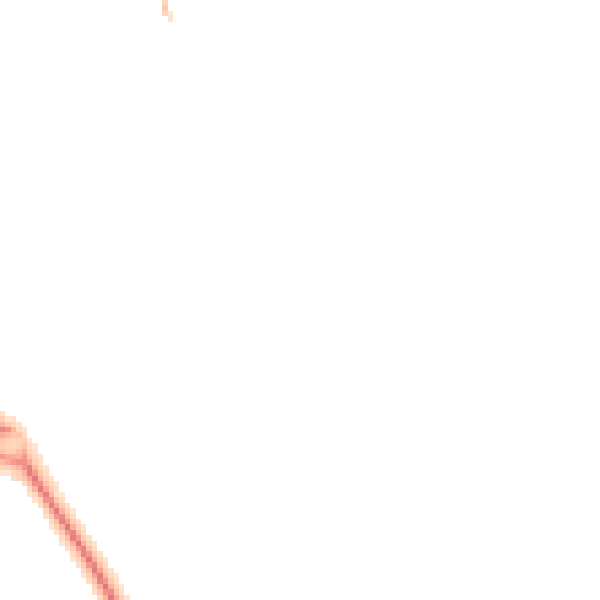 Night-time road noise heatmap for TF1 5LB