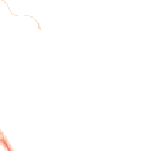 Night-time road noise heatmap for TF1 6LU