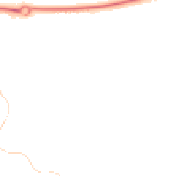 Night-time road noise heatmap for TF1 6TD