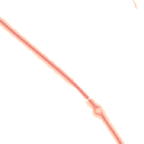 Night-time road noise heatmap for TF1 6UG