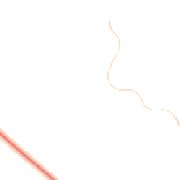 Night-time road noise heatmap for TF1 6UX