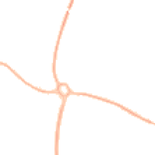 Night-time road noise heatmap for TF2 6DD