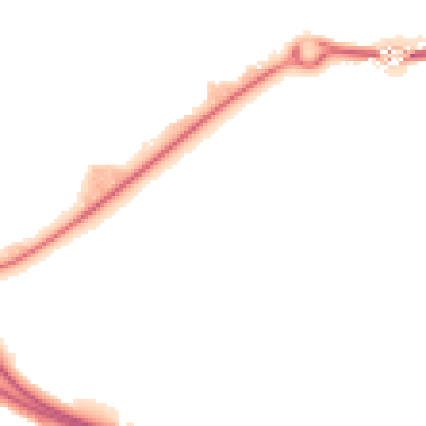 Night-time road noise heatmap for TF2 6PJ