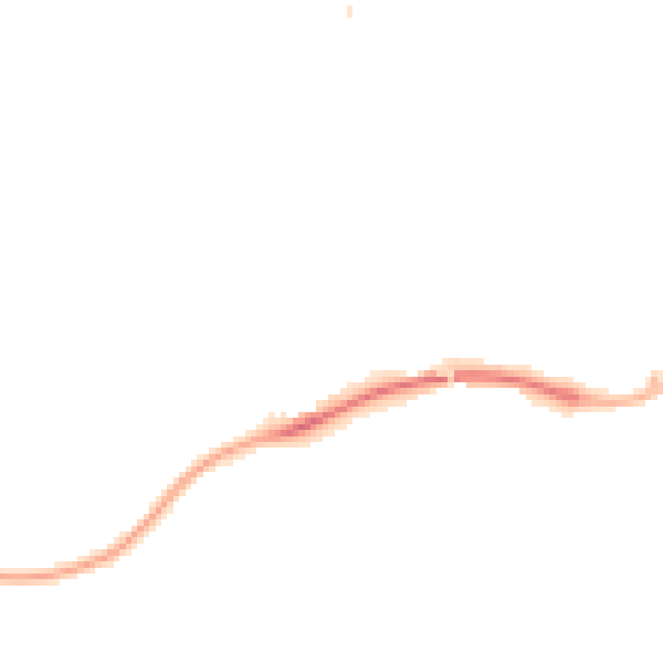 Night-time road noise heatmap for TF2 7AN
