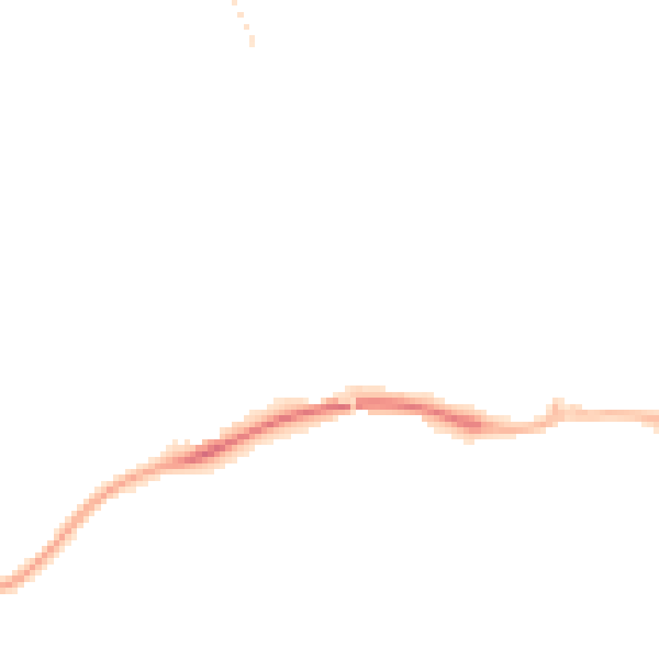 Night-time road noise heatmap for TF2 7AT