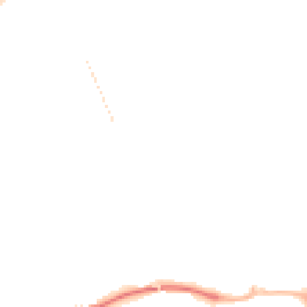 Night-time road noise heatmap for TF2 7LW