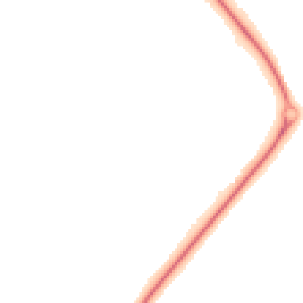 Night-time road noise heatmap for TF2 7SG