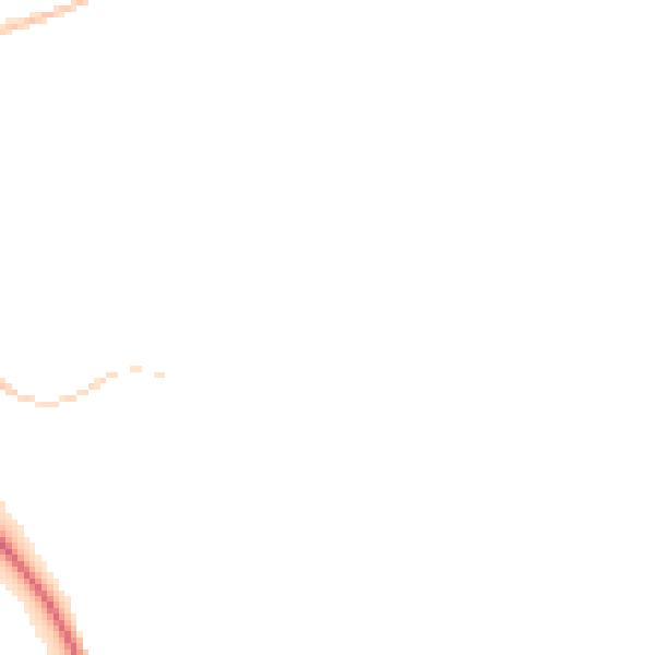 Night-time road noise heatmap for TF2 8RX