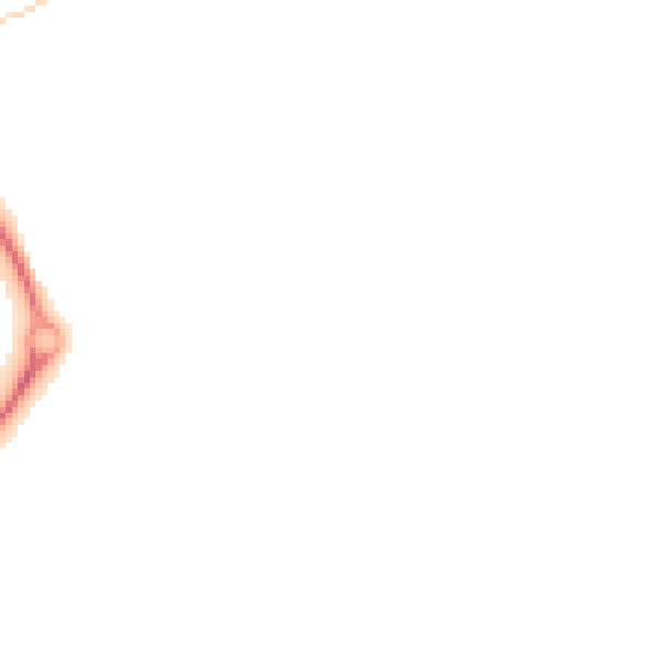 Night-time road noise heatmap for TF2 8TA