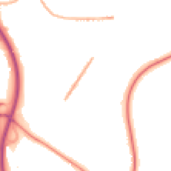 Night-time road noise heatmap for TF2 9HN