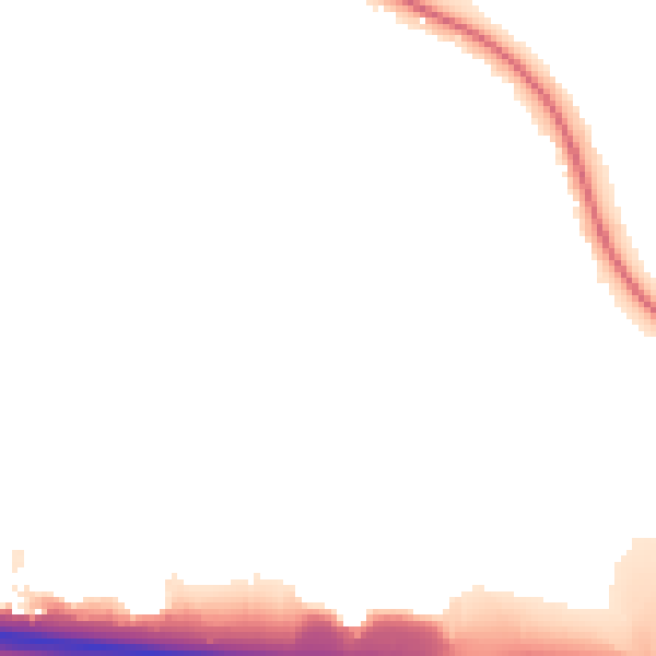 Night-time road noise heatmap for TF2 9SE