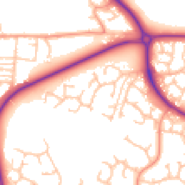 Daytime road noise heatmap for TF2 9SL