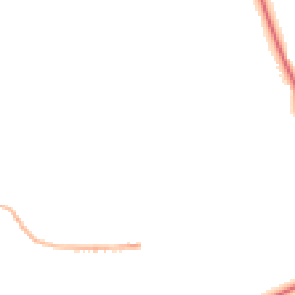 Night-time road noise heatmap for TF2 9UZ